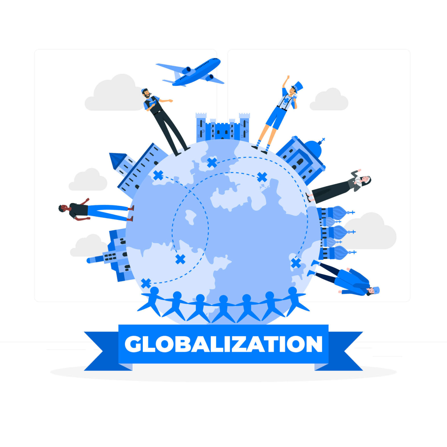 Globalization Paragraph in 150, 200, 250 and 300 words for classes 3, 4, 5, 6, 7, 8, 9, 10, 11, 12, SSC and HSC