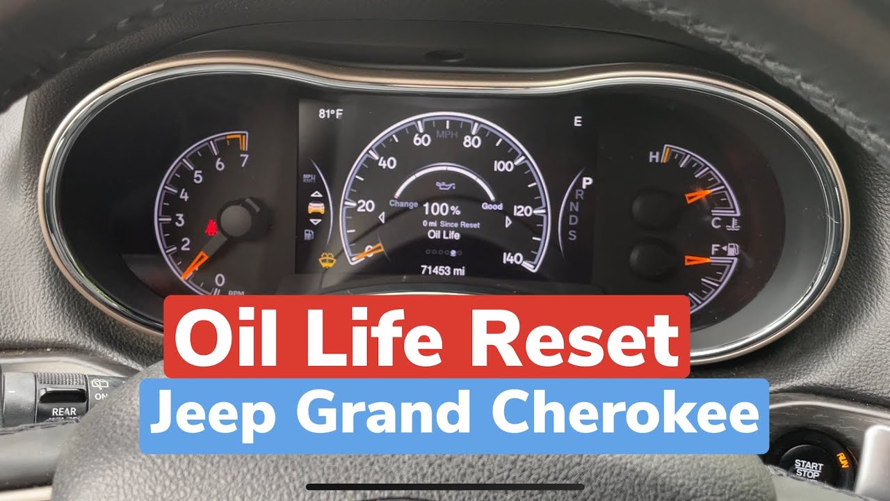 How to Reset Oil Life on 2014 Jeep Grand Cherokee