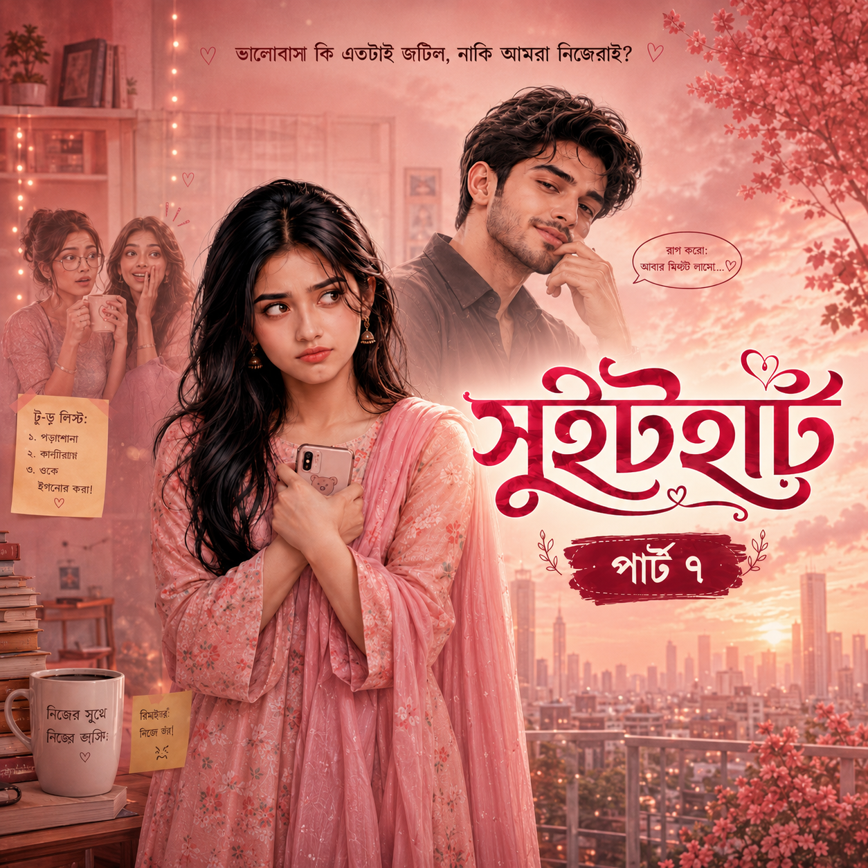 Bangla Romantic Golpo — সুইটহার্ট — পার্ট-৭ — মোনালিসা মেহরোজ